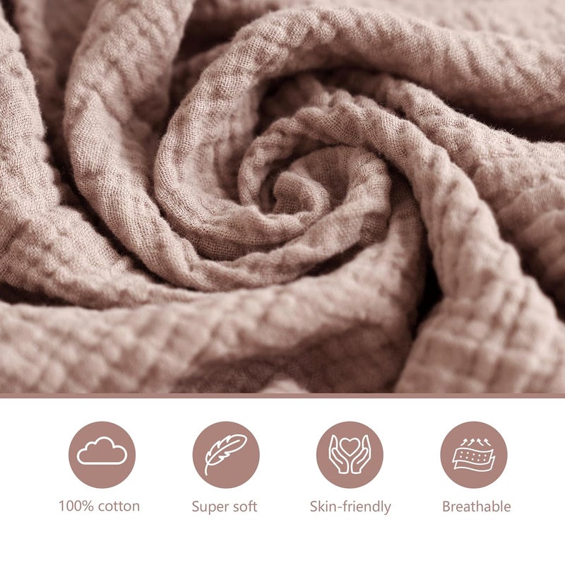 Coreeky 3 Pack Muslin Changing Pad Covers for Girl, Boy, 100% Soft Cotton Changing Table Cover, Breathable Baby Nursery Diaper Change Pad Fitted Sheets (Daisy Petal) - Image 3